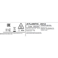 Электрический полотенцесушитель Atlantic 2012 антрацит 798х400х100мм 300 Вт