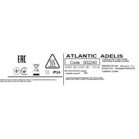 Электрический полотенцесушитель Atlantic Adelis антрацит 984х556х118мм 500 Вт