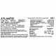 Водонагрівач побутовий електричний Atlantic Atlantic Steatite Central Domestic Wall Mounted 200 ES-VM200ME-S (2200W)