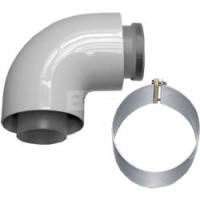 Концентричне коліно Protherm 87 ° 80/125 (турбо)