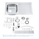 Кухонна мийка Grohe K 200 31552SD0
