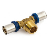 Трійник GENERAL FITTINGS із зовнішнім різьбленням 1/2"-16х2.0