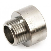 Перехідник General Fittings латунний нікельований 1/2"х3/8" ВН 260045N040300A