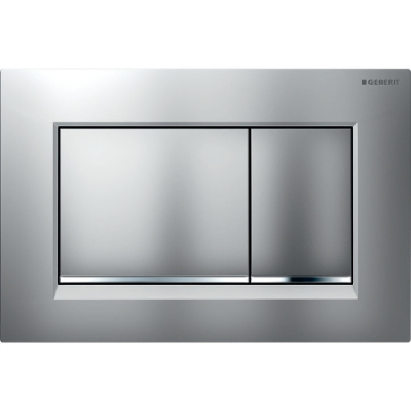 Клавіша змиву Geberit Sigma 30 хром матовий/глянцевий 115.883.KN.1