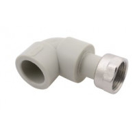 Коліно з накидною гайкою, PPR ВР, 25x3/4"