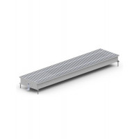 Внутрішньопідлоговий конвектор CARRERA CV2 (Inox) 380/2250/90