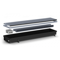 Внутрішньопідлоговий конвектор CARRERA SE (Inox) 230/1250/90 Electro 220