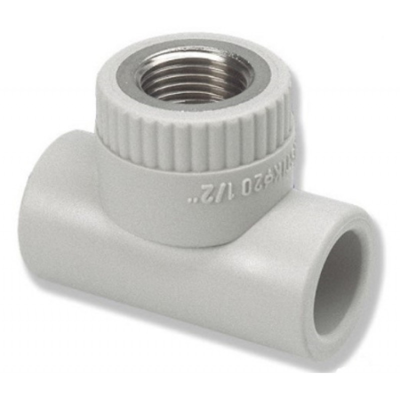 Тройник Wavin Ekoplastik 20х1/2 ВР STKI02020X