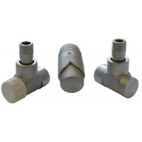 Комплект термостатичний Schlosser LUX кутовий GZ 1/2 х 15 mm Cu сатин 603700067