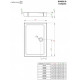 Душовий піддон RADAWAY Doros D Compact 1000х800х115 SDRD1080-05