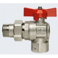Кран шаровыйс американкой угловой, 3/4" ЗВ