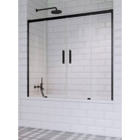 Шторка на  ванну Idea Black PN DWD 1400x1500