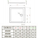 Душовий піддон RADAWAY Doros C 1000х1000х45 SDRC1010-01-64S