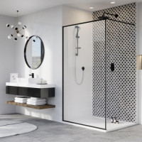 Душова кабіна Radaway Modo X II Black Frame 1400х2000 389344-54-56