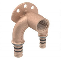 Колено настенное проходное Geberit Mepla 20-1/2-26 L=6.7см 603.274.00.5