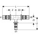 Коліно перехідне Geberit Mepla з MasterFix PVDF 20-1/2 622.452.00.5