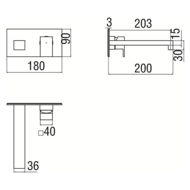 Смеситель для раковины Nobili Mia MI102198/1IX