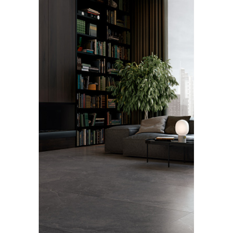 Плитка керамогранитная Cottodeste Lithos Carbon 2600x1200х6,5мм Kerlite гладкая/матовая soft EK7LT05