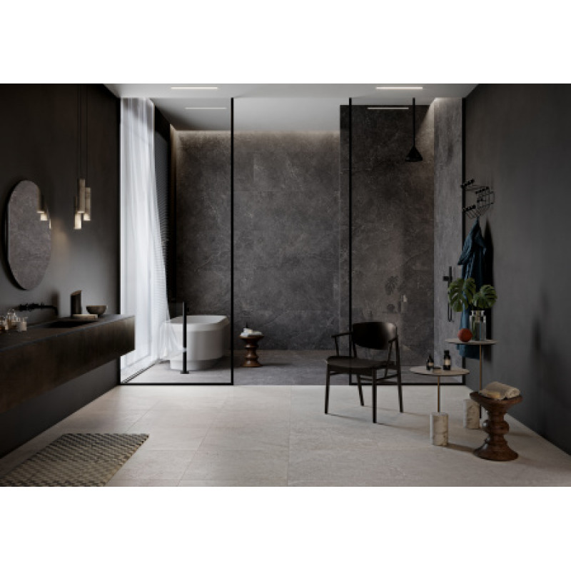 Плитка керамогранитная Cottodeste Lithos Carbon 2600x1200х6,5мм Kerlite гладкая/матовая soft EK7LT05