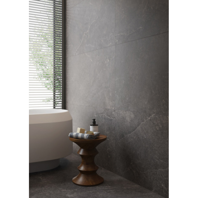 Плитка керамогранитная Cottodeste Lithos Carbon 2600x1200х6,5мм Kerlite гладкая/матовая soft EK7LT05