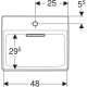 Раковина Geberit One CleanDrain 500x410 мм 505019001