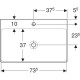 Раковина Geberit One 750x480 мм 505020012