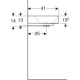 Раковина Geberit One 500x410 мм 505020016