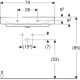 Раковина Geberit One 750x480 мм 505021012