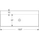 Раковина Geberit One 1050x480 мм 505021014