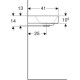 Раковина Geberit One 500x410 мм 505021016