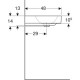 Раковина Geberit One 1200x480 мм 505022015