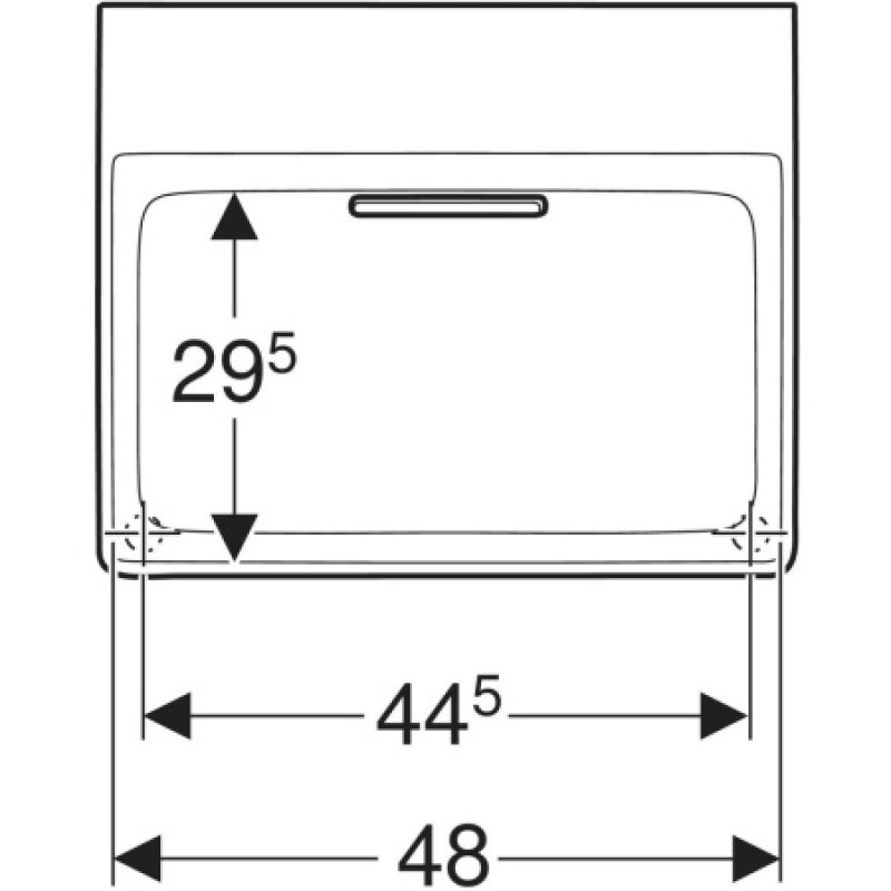 Раковина Geberit One 500x410 мм 505025001