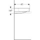 Раковина Geberit One 500x410 мм 505026001