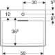 Раковина Geberit One CleanDrain 600х480 мм 505034001