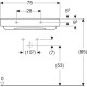Раковина Geberit One CleanDrain 750х480 мм 505035001