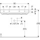 Раковина Geberit One CleanDrain 900х480 мм 505038001