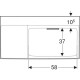 Раковина Geberit One CleanDrain 900х480 мм 505044001