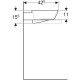 Раковина Geberit One CleanDrain 500x425 мм 505050001
