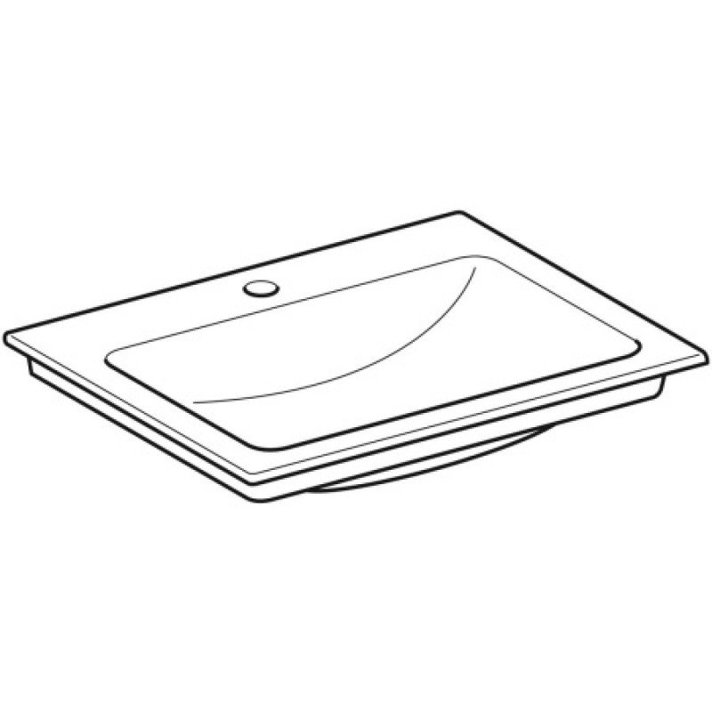 Раковина Geberit One CleanDrain 600x480 мм 505010011