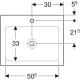 Раковина Geberit One CleanDrain 600x480 мм 505010011