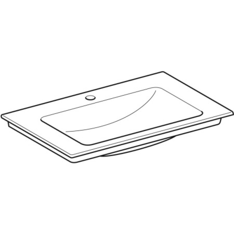 Раковина Geberit One CleanDrain 750x480 мм 505010012