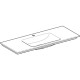 Раковина Geberit One CleanDrain 1200x480 мм 505010015