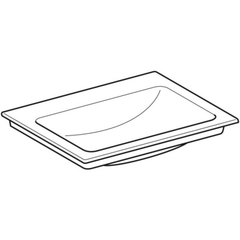Раковина Geberit One CleanDrain 600x480 мм 505011011