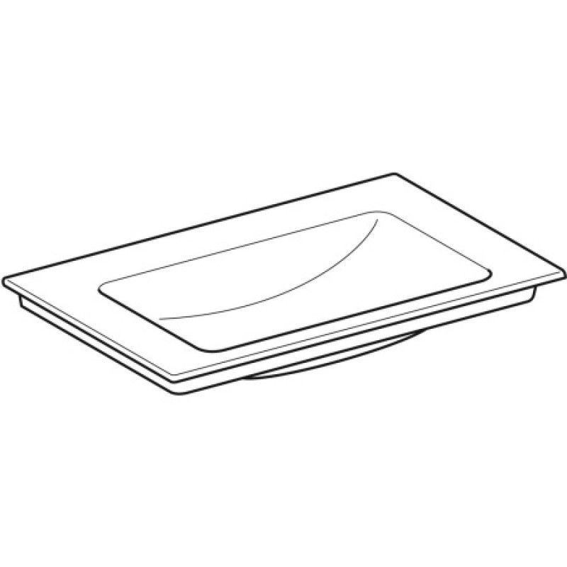 Раковина Geberit One CleanDrain 750x480 мм 505011012
