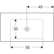 Раковина Geberit One CleanDrain 900x480 мм 505011013