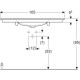 Раковина Geberit One CleanDrain 1050x480 мм 505011014