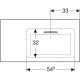 Раковина Geberit One CleanDrain 900x480 мм 505013001