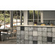 Плитка Iris Ceramica Maiolica Grigio 200x200х7, 5мм структурна/глянсова, для стіни 563209