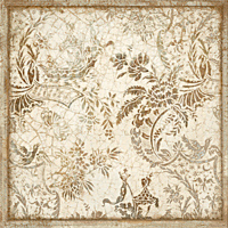 Плитка Iris Ceramica Maiolica Ornamenta corda 200x200х7,5мм структурная/глянцевая, для стены 563212