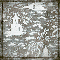 Плитка Iris Ceramica Maiolica Ornamenta grigio 200x200х7,5мм структурна/глянцева, для стіни 563213